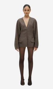 Womens Outerwear: One Of Others | Luca Blazer - Brown / Black
