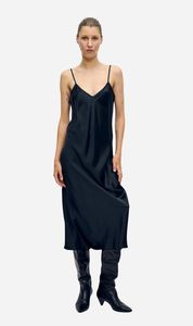 Silk Laundry | 90s Slip Dress - Black