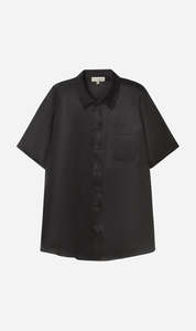 Silk Laundry | Short Sleeve Boyfriend Shirt - Year Of The Horse