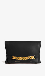 Victoria Beckham: Victoria Beckham | Chain Pouchette Bag - Black