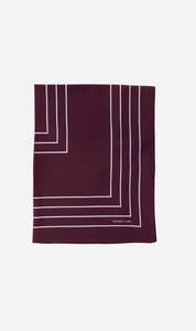 Assembly Label: Assembly Label | Silk Square Scarf - Merlot