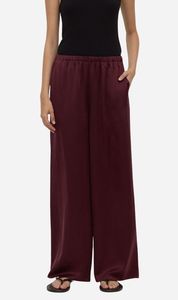 Assembly Label: Assembly Label | Pippa Silk Pant - Merlot