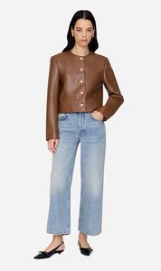 Anine Bing | Amber Jacket - Cognac Recycled Leather