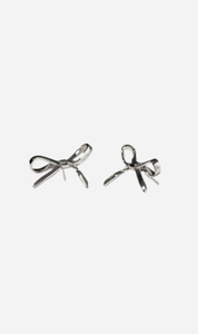 Meadowlark | Bow Earrings Medium - Sterling Silver