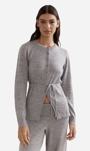 Caitlin Crisp | Ballerina Merino Cardigan - Grey
