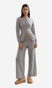 Caitlin Crisp | Angelina Merino Pant - Grey