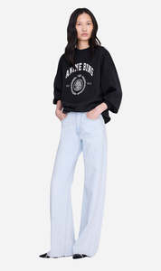 Anine Bing | Miles Sweatshirt Collegiate - Vintage Black