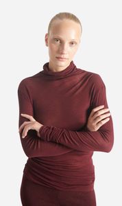 Full Price: American Vintage | Massachusetts Long Sleeve T.Shirt - Vintage Grape