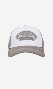 Full Price: Von Dutch | Trucker Hat - White/Grey