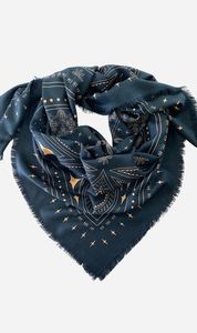 Dark Hampton | The Quin Wool Silk Scarf