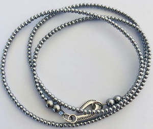 Silver Hematite Necklace