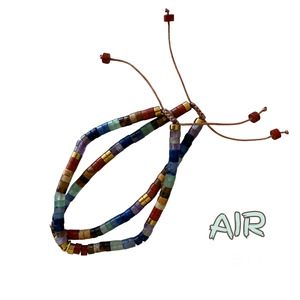 Charm Bracelets: Elemental Rainbow Air Charm Bracelet