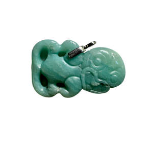 Other Hei Tiki: M_ori Hei Tiki Gemstone Necklace