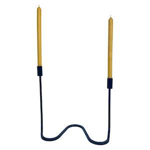 Wave Candelabra - Noir