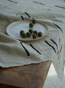 Sale: Situ Linen Throw Bone