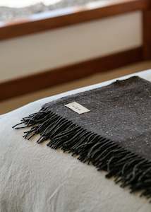 Caring Hands: Plain Edition Tweed Blanket Earth