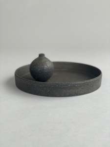 Gong Bowl Textured Black