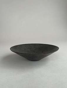 Ceramics 1: Wide Bowl Textured Black