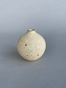 Smaller Gestures: Bud Vase Textured White