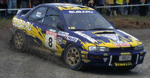 Subaru Impreza 555 - #8 P.Bourne/G.Vincent - Rally of New Zealand 1997  (limited&hellip;