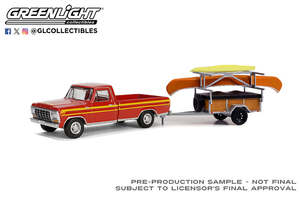 Greenlight Collectibles: 1978 Ford F-150 Ranger Explorer with Canoe Trailer