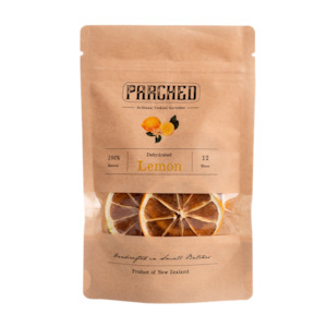 Garnishes: Dehydrated Lemon Slices - Parched Drink Garnish