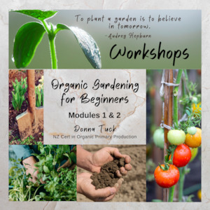 Organic Gardening | Gift Voucher | Beginners | Module 1 & Module 2