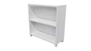 Zealand Commercial Office Bookshelf With Feet 2 Tier Skara