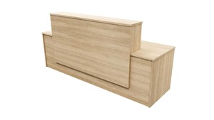 Products: Zealand Milford Reception Desk 2400mm - Skara New Zealand