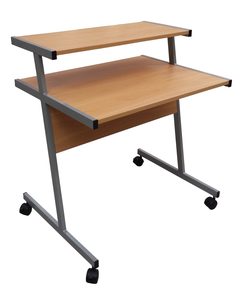 Multi Purpose Trolley Desk : W1000mm X D: 600mm X H885mm - Skara Furniture New Zealand