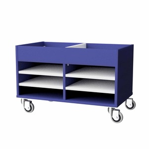 Products: Multi Storage Trolley 800mm - Skara Furniture New Zealand