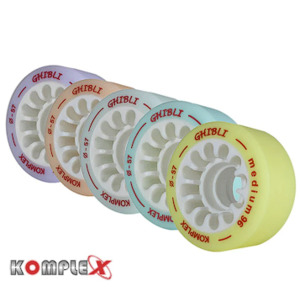 Artistic Roller Wheels: Komplex Ghibli Wheels 57mm (Set of 4) – Clearance