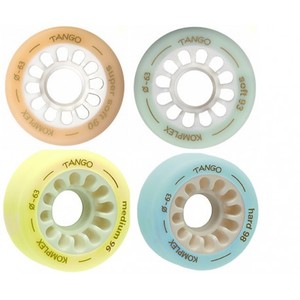Artistic Roller Wheels: Komplex Tango Wheels 63mm (Set of 4) – Clearance