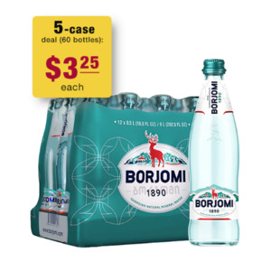 Monthly Deals: SPECIAL DEAL: 5 cases of Mineral Water Borjomi Bottles 500ml