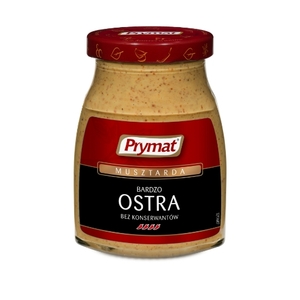 Groceries: Mustard Extra Hot Prymat 180g