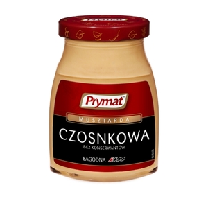 Groceries: Mustard with Garlic Prymat 185g