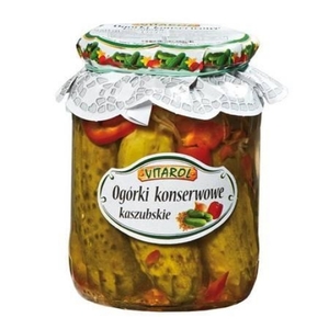 CLEARANCE - Pickles Kaszubskie Vitarol Jar 650g