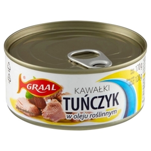 Polish flavour: CLEARANCE: Tuna in Oil Graal Can 170g