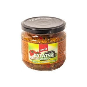 Preserves: Mushrooms in jar Ratatouille Emelya 380g