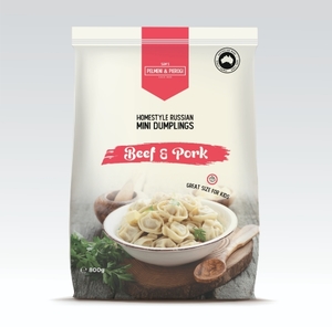 Dumplings & Pierogi: Dumplings Mini Pork & Beef Sam's 800g - PICK UP ONLY FROM AUCKLAND SKAZKA STORE. CAN NOT BE DISPATCHED WITH COURIER