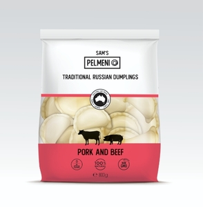 Dumplings & Pierogi: Dumplings Pork & Beef Sam's 800g - PICK UP ONLY FROM AUCKLAND SKAZKA STORE. CAN NOT BE DISPATCHED WITH COURIER