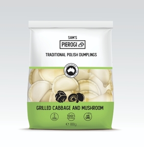 Dumplings & Pierogi: Pierogi Cabbage & Mushroom Sam's 800g - PICK UP ONLY FROM AUCKLAND SKAZKA STORE. CAN NOT BE DISPATCHED WITH COURIER