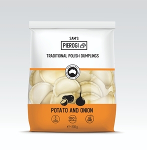 Dumplings & Pierogi: Pierogi Potato & Onion Sam's 800g - PICK UP ONLY FROM AUCKLAND SKAZKA STORE. CAN NOT BE DISPATCHED WITH COURIER
