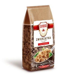 Grains & Pasta: Pasta with Fibre Animal-Shaped Czaniecki 250g