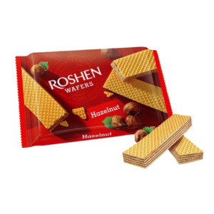 CLEARANCE - Waffles with Hazelnut Flavour Roshen 72g