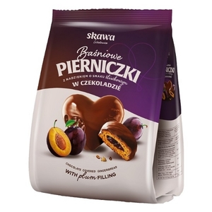 Gingerbreads Plum in Chocolate Skawa 150g
