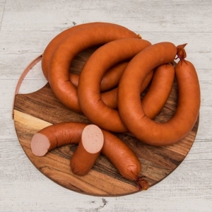 Meats & Sausages: Sausage Fleischwurst Ring Lyoner Blackforest, approx. 500g