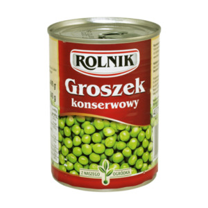 Preserves: Green Peas Canned Rolnik 400ml