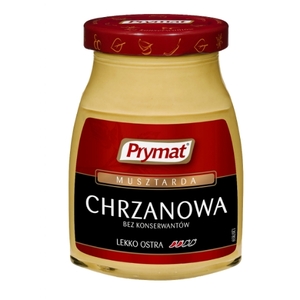 Groceries: Horseradish Mustard Prymat Jar 185g
