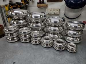 Aluminum Donuts: Aluminum Donut - Tight Radius - 1", 1.25", 35mm, 1.5", 1.75", 2", 2.5", 3", 3.5", 4", 5"